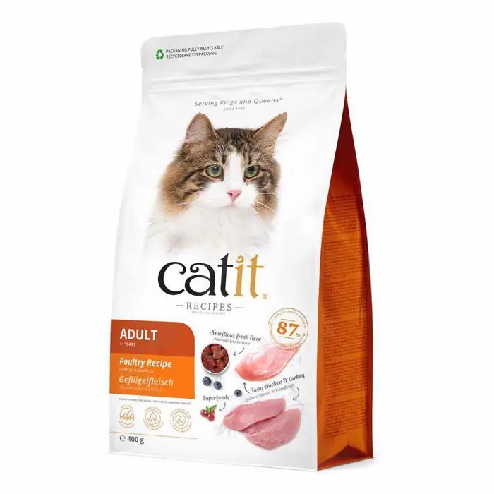 Begränsad tid Catit Torrfoder För Vuxna Katter Adult Poulty Recipe 400 gram